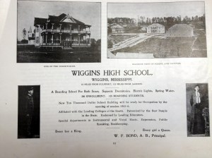 Wiggins High School 1905 Wiggins High School 1905